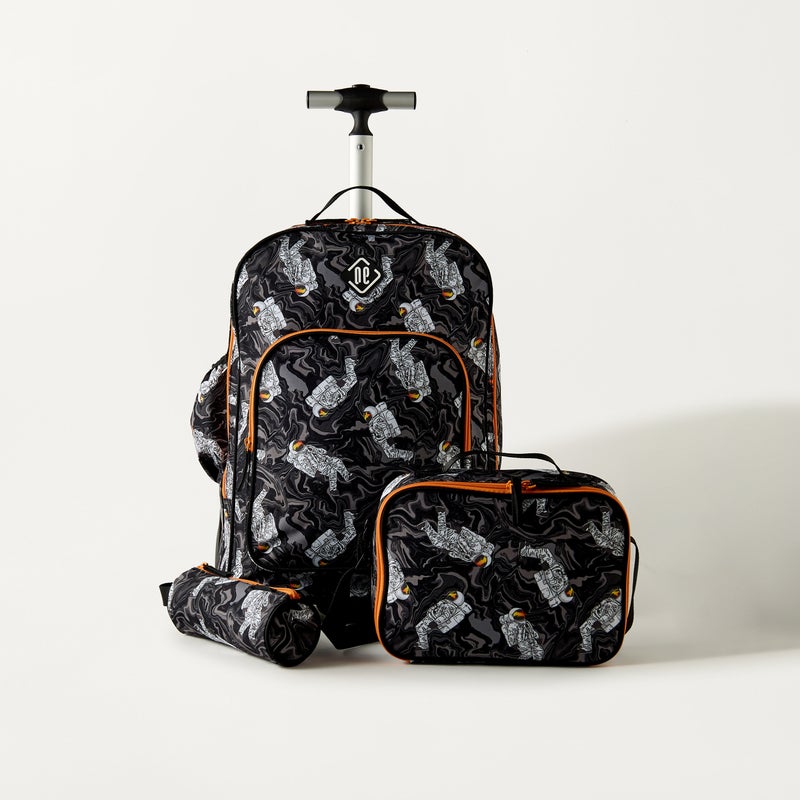 LIFESTYLE Gamer Print Trolley Backpack for Kids - Image 1